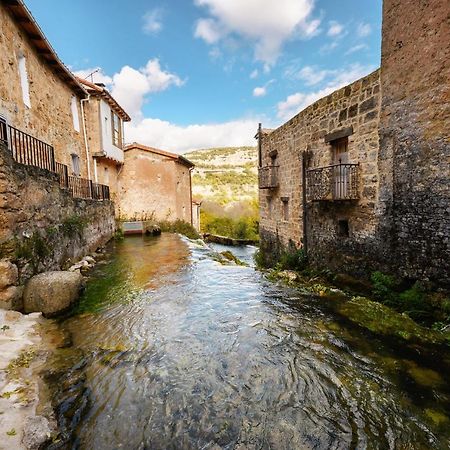 El Salto del Agua Auténtico El Molino de la Cascada Orbaneja Orbaneja del Castillo Exterior foto
