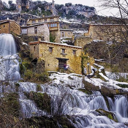 El Salto del Agua Auténtico El Molino de la Cascada Orbaneja Orbaneja del Castillo Exterior foto
