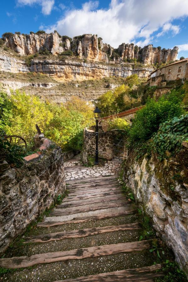 El Salto del Agua Auténtico El Molino de la Cascada Orbaneja Orbaneja del Castillo Exterior foto